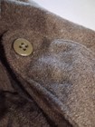 Vintage Military Wool  Battledress Jacket 1950 Brown With Belt Stamped Markings