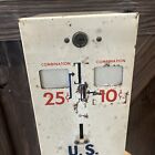 Vintage Postage Stamp Machine Vending Post Office Antique Postal Service No Key