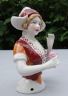 Demi-poupee Figurine Hollandaise Half Doll Pincushion Arms Away Style Art Deco S