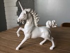 Otagiri Japan White Unicorn Figurine Standing Vintage 