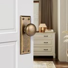 Newliplace 2 Pack Single Sided Old Dummy 2 Pack  Vintage Antique Brass 