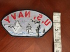 Us Navy With Ships Embroidered Iron On   Sew On Patch Military  free Ship 