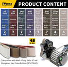 45-piece 3 4  X 12  Knife Sharpener Sanding Belt Kit For Work Sharp Wskts-ko  Mu