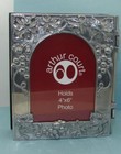 Arthur Court Designs Heritage Raised Silver Tone Leaves   Grapes Photo Album