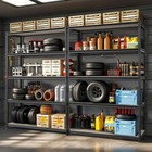 Workpro 72 x 36 x18  Adjustable Garage Storage Shelves 5tier Metal Shelving Unit