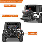 Tailgate Cargo Rack Rear Carrier W  Foldable Table For 07-18 Jeep Wrangler Jk