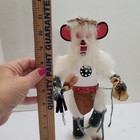 Vintage Kachina Doll  bear  Signed By Mc  Navajo  Hand Crafted  Native  11 5 