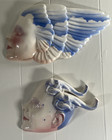 2 Rare Vtg Cast Of Thousands Maui Artist Will Herrera Ceramic Masks Wall Art Set
