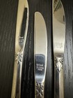 Set Of 8 National Nancy Stainless Japan Ornate Table Knives Silverware Flatware
