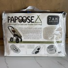 7am Enfant Papoose Stroller Car Seat Footmuff Blanket Black  blue 18mos-3t