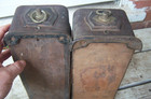 2 Singer Treadle Sewing Machine Wood Drawer Parts repair 13 1 2  X 5  X 4  Vtg 