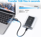 2 5   Hard Drive Enclosure 5gbps Usb 3 0 To Sata External Hard Drive