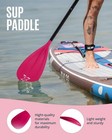 Zlx Paddle Board Paddle  3 Or 4 Piece Adjustable Sup 2 Use Paddle-red 