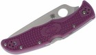 Spyderco Knife Endura 4 Flat Ground Plain Edge Vg-10 Purple Frn C10fppr
