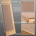 Bullnose Carpet Stair Treads 30  X 9 5  2 Pcs Non Slip Stair Treads For Woode   