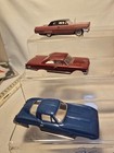 3 1965 Vintage Ideal Motorific Slot Cars  cadillac Not Tested  Mercury Corvette