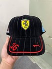 Scuderia Ferrari F1 Official Style Charles Leclerc Miami Gp 2026 Black Cap - Nwt