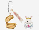 Sylvanian Families Cutie Cherries   White Rabbit Baby Keychain Treasure Box
