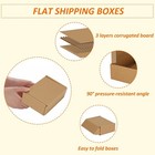 50 Pack 6x4x2  Brown Corrugated Shipping Boxes Mailer Boxes