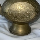 Vintage Solid Brass Large Arabic Islamic Dallah Tea coffee Pot 21    Tall