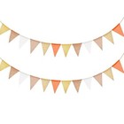 24flags Imitated Burlap Pennant Banner  Multicolor Outdoor Waterproof Triangle 