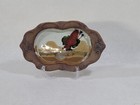 Chappelle Pottery Abstract Design Tray Dish Drip Glaze Ornate Handles Signed 11 