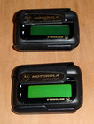 Lot Of 2 Vintage Motorola Advisor Gold Pager Beeper