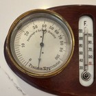 Vintage Wood Wall Weather Station Barometer Thermometer  f  Hygrometer Germany