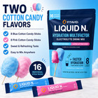 Fitavid Liquid N Electrolyte Drink Mix 16 Sticks Cotton Candy Hydration