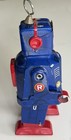 Schylling Ms403 Walking Blue Space Robot Key Wind Up Motor Toy Figure 6 5  Works