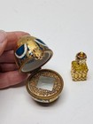 Vintage Limoges Trinket Box  Egg With Perfume Bottle