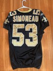 Mark Simoneau Games Used Nfl  Saints Jersey Hurricane Katrina Patch  rare  2006