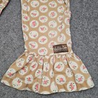 Matilda Jane Ruffle Pants Girls Size 8 Tan Floral Boho Retro Y2k Bell Bottoms
