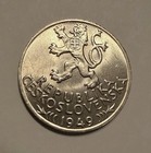 1949 Czechoslovakia 100 Korun Silver Frosty White Bu 14 12g Km 74