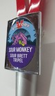 Official Victory Brewing Sour Monkey Sour Brett Tripel Craft Beer Tap Handle