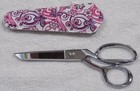 Gingher 7  Knife Edge Bent Trimmers Scissors W  Case   Italy   Free Shipping