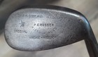 Antique Vintage P e  Rosser West Bowling Hickory Wood Shaft Golf Club Mashie Nib