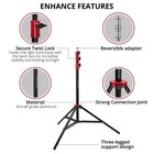 Flashpoint Pro Heavy-duty Air-cushioned Light Stand  red  7 2  