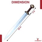 Ancient Roman Medieval Legionary Soldier Full Tang Gladius Sword With Scabbard