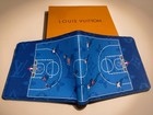 Nwb Louis Vuitton Basketball Monogram Slender Wallet Blue W bag Or Box