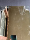 Rare Vintage 18x10 Art Deco Vanity Mirror Tray L p g  Co  Fan Corners 1940s