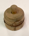 Antique Primitive Wooden Round Butter Mold
