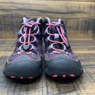 Keen Kids Waterproof Hiking Boots Purple Pink Youth Outdoor Trail Shoes Size 2