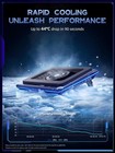 Laptop Cooling Pad With Rgb Lights And Turbo Fan For 15 6 To 19 Inch Laptops