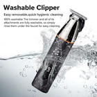 5-in-1 Men   s Grooming Kit Rechargeable Beard Hair Trimmer Nose Ear Body Shaver W