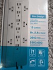 Belkin Be112230-08 8 Feet 12 Outlets 3780 Joules Surge Protector With Telephone