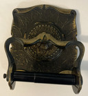 Vintage Amerock Carriage House Toilet Paper Holder English Brass W  Screws 70s