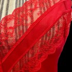 Vintage Red Vanity Fair Babydoll Cami Top Wmns 36 Lace Trim Retro Lingerie Y2k