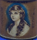 Antique Prichard   Constance Amami Bouquet Talcum Powder Sample Tin