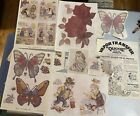 Vintage T-shirt Iron On Transfers Lot Flowers Butterflies Hippie Owl Clowns 70   s